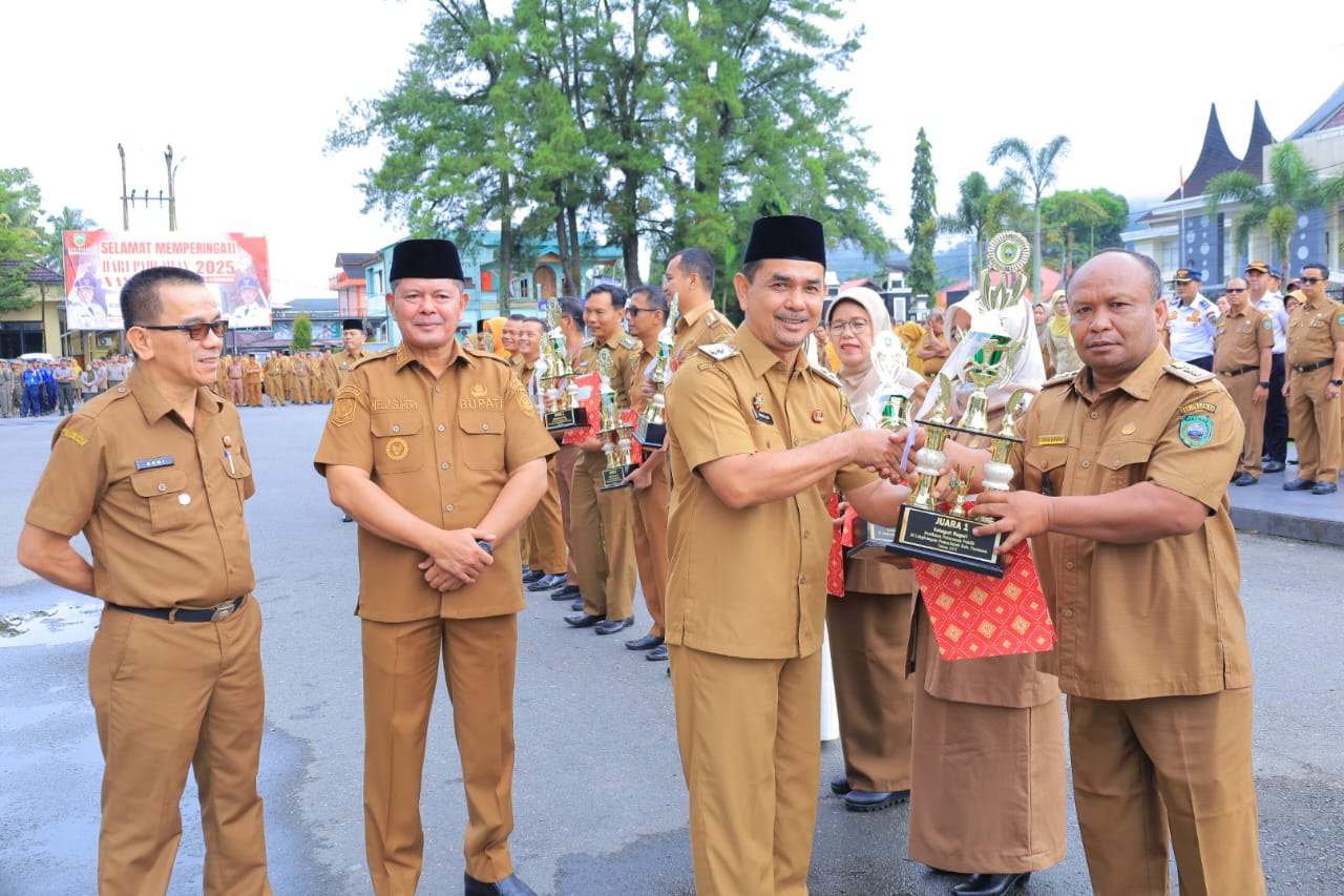 Membanggakan! Nagari Durian Tinggi Raih Juara I Pelayanan Publik Terbaik Se-Kabupaten Pasaman Tahun 2025