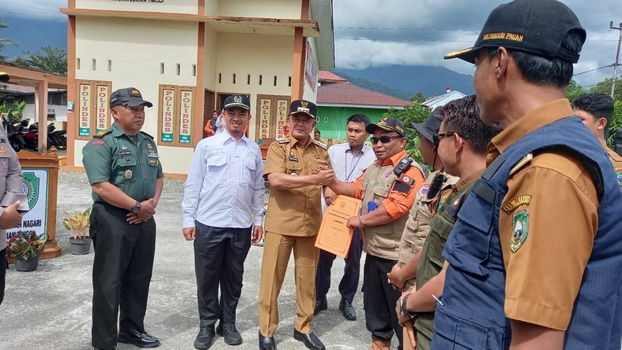 Nagari Durian Tinggi Ditetapkan sebagai Nagari Tanggap Bencana Berstatus Madya